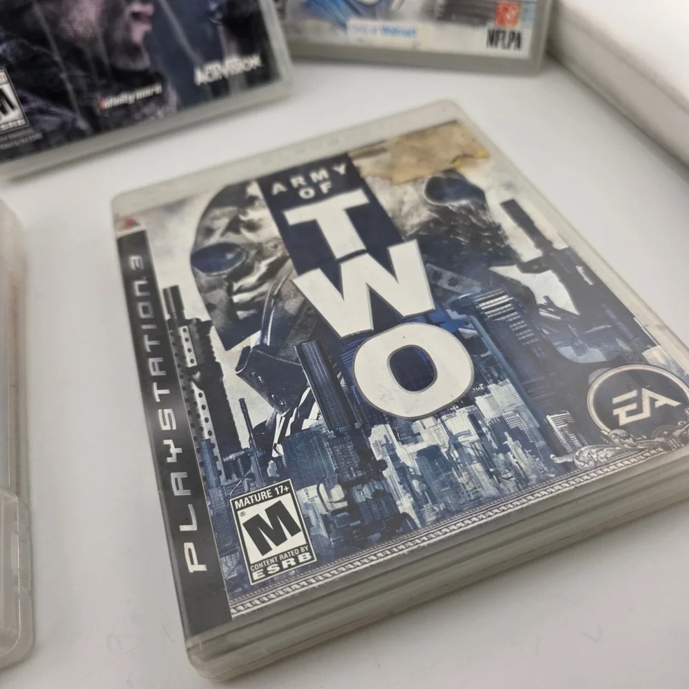 Sony PlayStation 3 Bundle Madden 10 13 COD Ghosts Tony Hawk Army of Two Untested